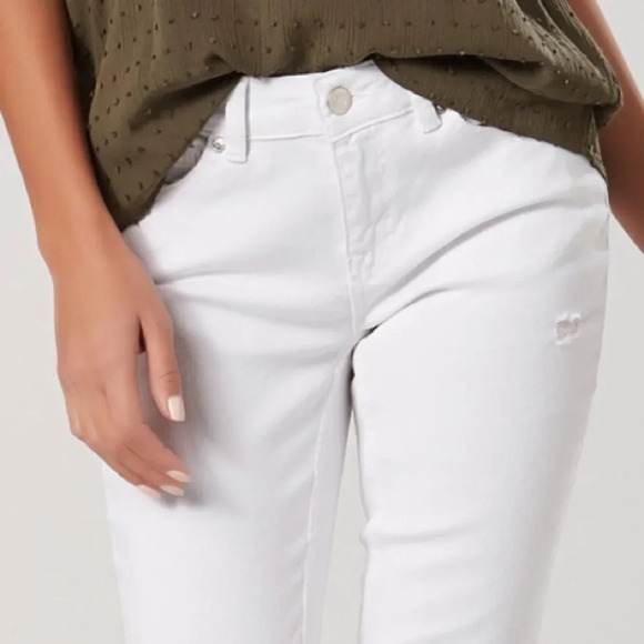 Roebuck & Co. Roll Cuff Distressed Jeans white - Picture 5 of 5